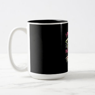 Taza Bicolor Mother Florals F-Bomb Mom With Tattoos Birthday