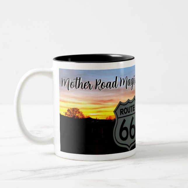 Taza Bicolor Mother Road Magic (Izquierda)