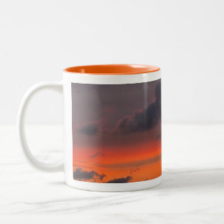 Taza Bicolor Motiv Sonnenuntergang