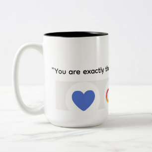 Taza Bicolor Motivación de padre autista