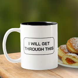 Taza Bicolor Motivacional Moderna Que Voy A Pasar Por Esto