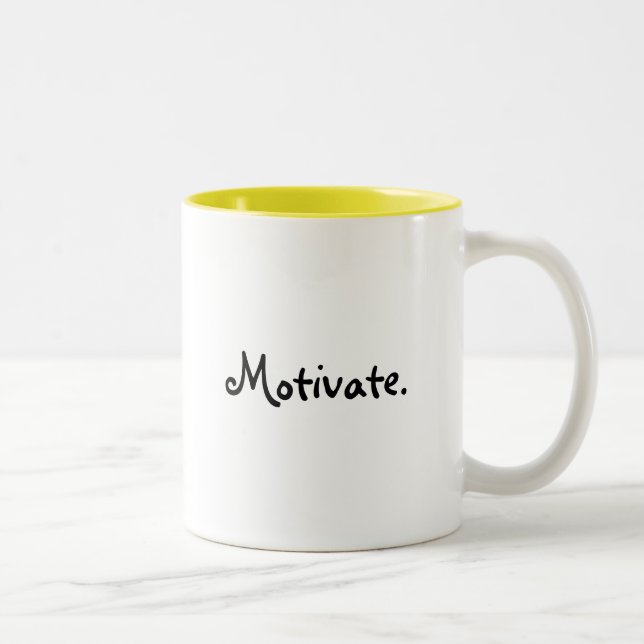 Taza Bicolor Motive. No procrastine (Derecha)