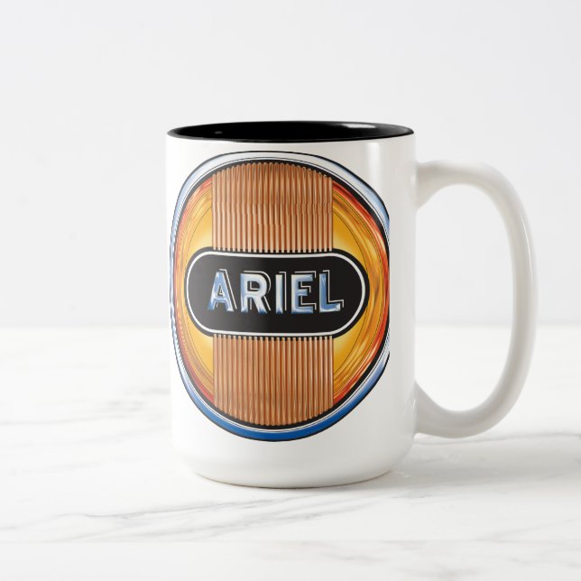 Taza Bicolor Motocicleta Ariel de bretaña (Derecha)