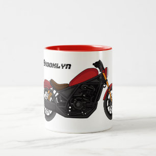 Taza Bicolor motocicleta estilo crucero Guay