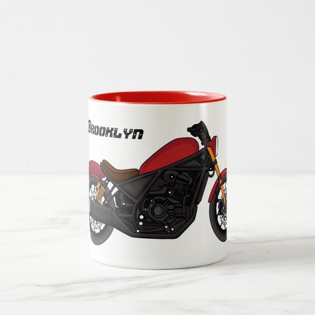 Taza Bicolor motocicleta estilo crucero Guay (Centro)