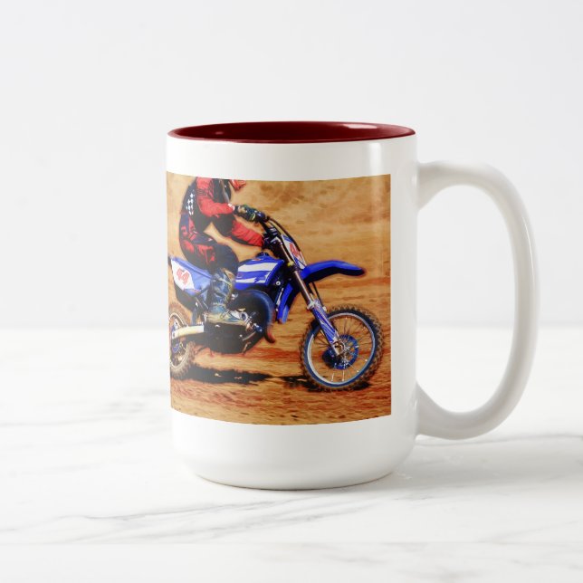 Taza Bicolor Motocross Dirt Bike Champion Racer 4 (Derecha)