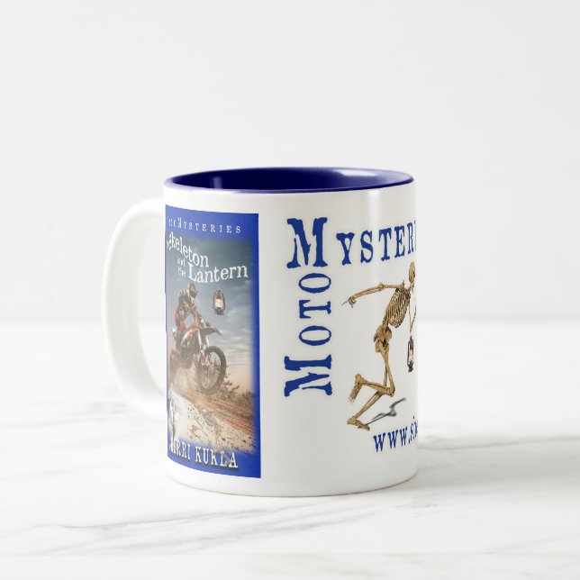 Taza Bicolor MotoMysteris Mug (Anverso izquierdo)