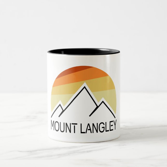 Taza Bicolor Mount Langley California Retro (Centro)