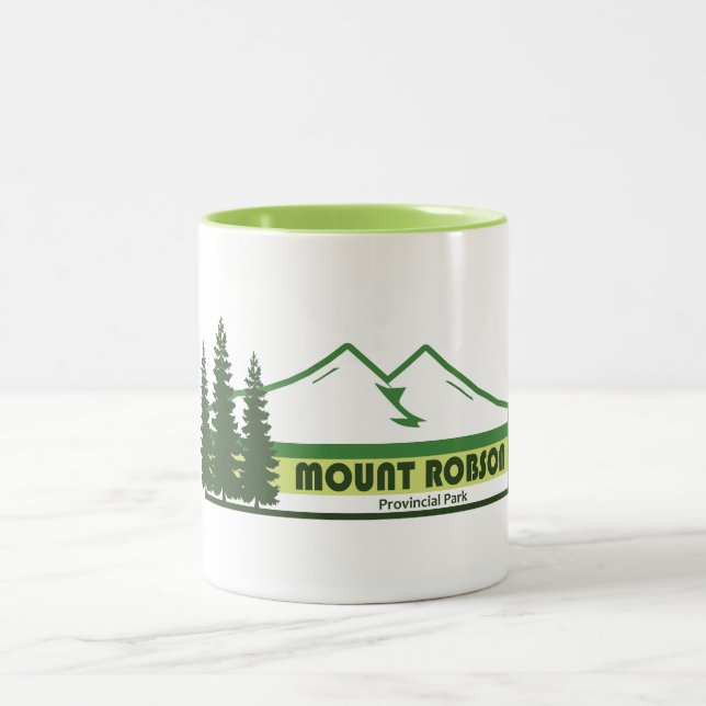 Taza Bicolor Mount Robson Provincial Park Green Stripes (Centro)
