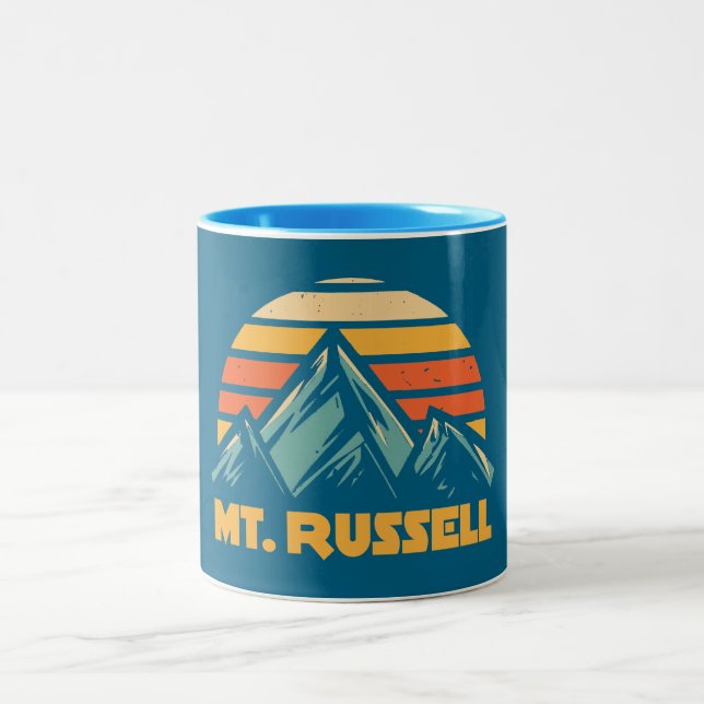 Taza Bicolor Mount Russell California Retro Turquoise (Centro)