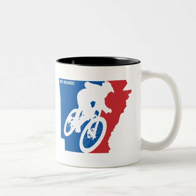 Taza Bicolor Mountain Bike Arkansas (Derecha)