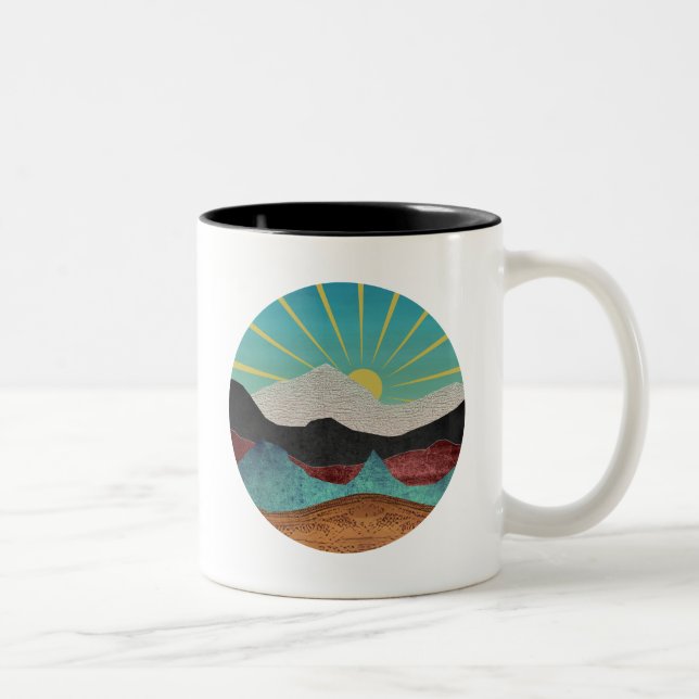 Taza Bicolor Mountain Fantasy Sunrise (Derecha)