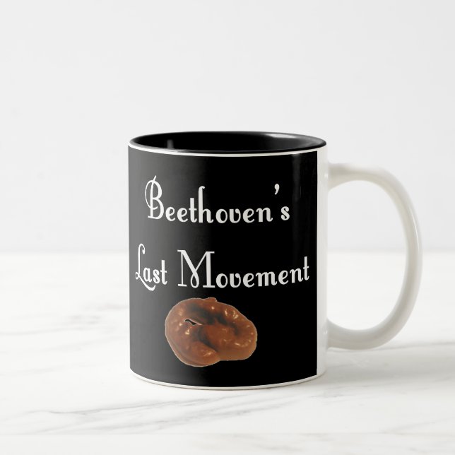Taza Bicolor Movimiento pasado de Beethoven (Derecha)
