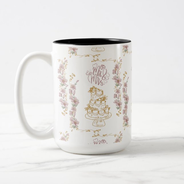 Taza Bicolor mr y mrs (Izquierda)