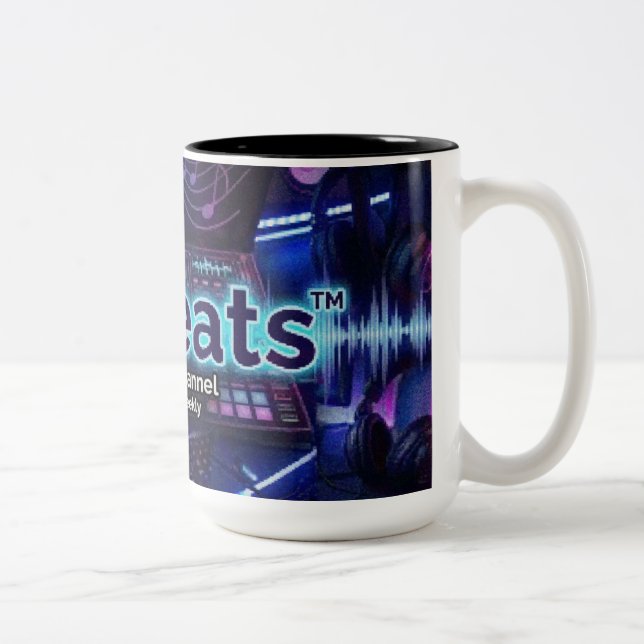 Taza Bicolor MrBeats FREE Original Music Sharing Mug! (Derecha)