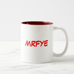 Taza Bicolor MRFYE asalta (el estilo 2)