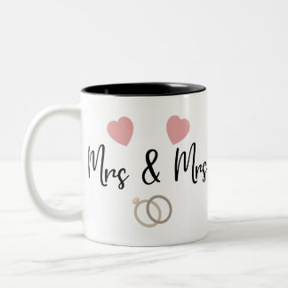 Taza Bicolor Mrs&Mrs