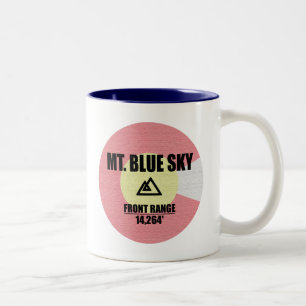 Taza Bicolor Mt. Blue Sky Colorado