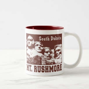 Taza Bicolor Mt. Rushmore