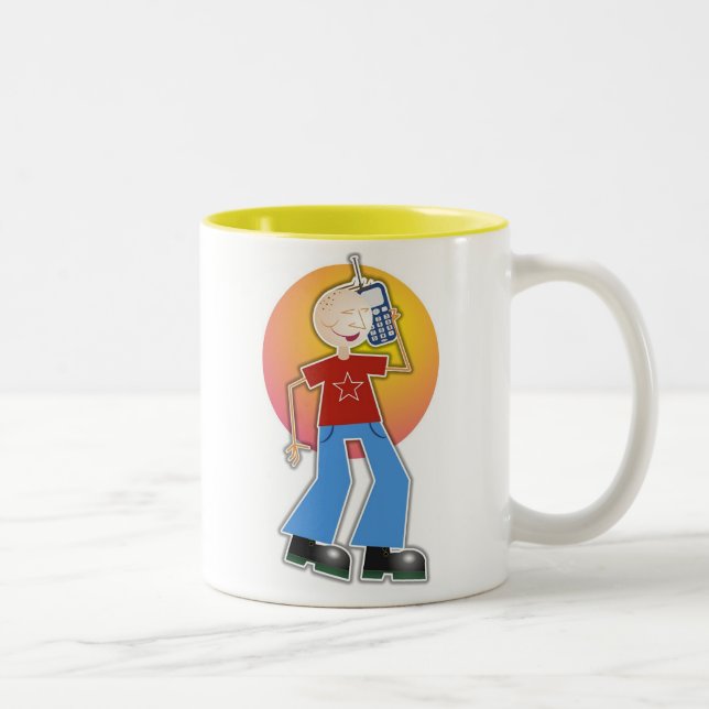 Taza Bicolor Muchacho móvil (Derecha)