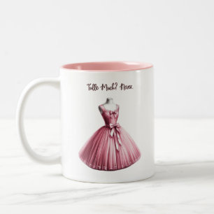 Taza Bicolor ¿Mucho? Nunca. Coquette Mug