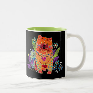 Taza Bicolor Muertes de chow BINDI
