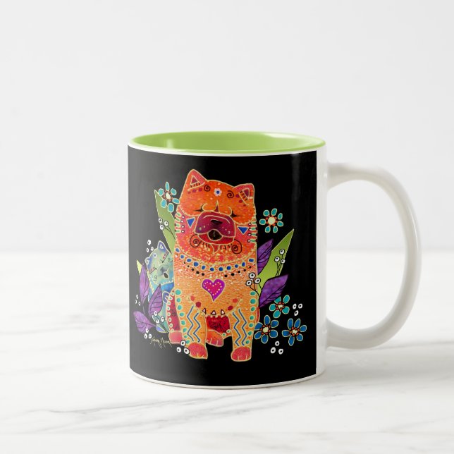 Taza Bicolor Muertes de chow BINDI (Derecha)