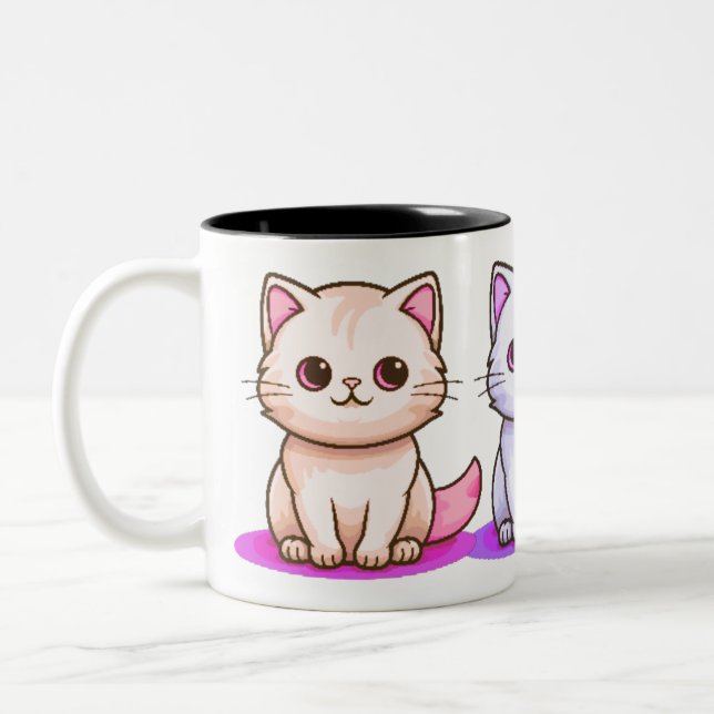Taza Bicolor Muertes lindas de gato (Izquierda)
