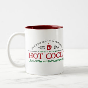 Taza Bicolor Muertes oficiales de cacao del Polo Norte