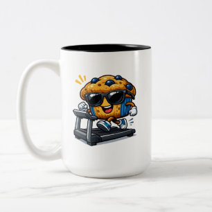 Taza Bicolor Muffin de Cinta de Correr