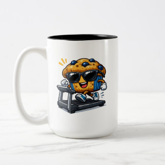Taza Bicolor Muffin de Cinta de Correr