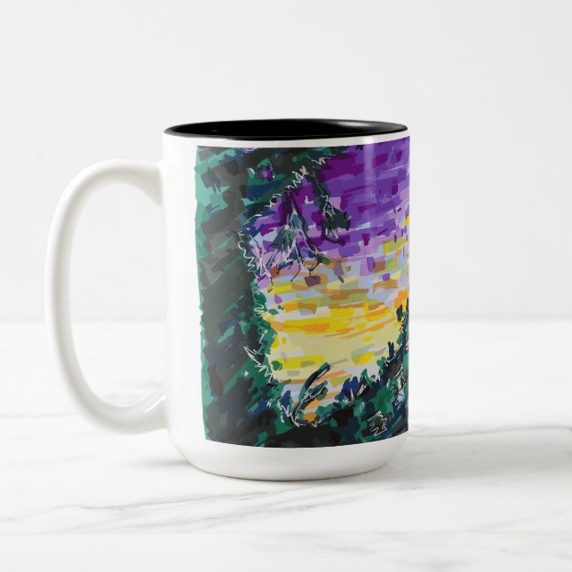 Taza Bicolor Mug (Izquierda)