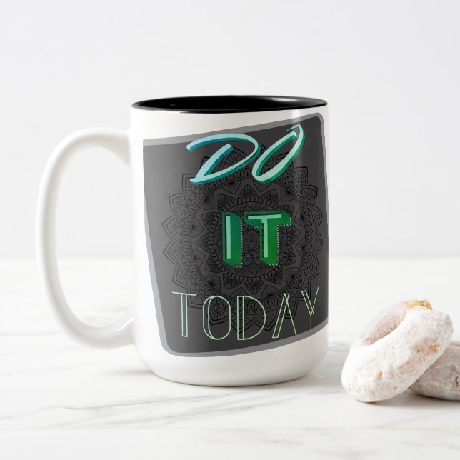 Taza Bicolor Mug (Con donut)