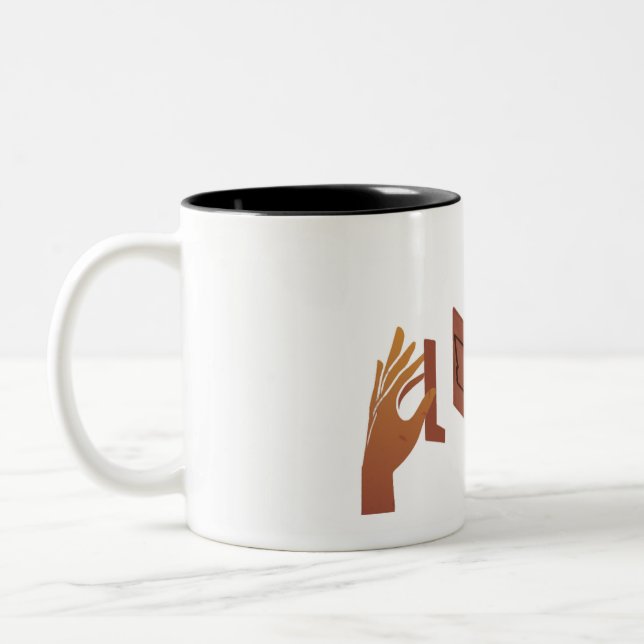 Taza Bicolor Mug (Izquierda)