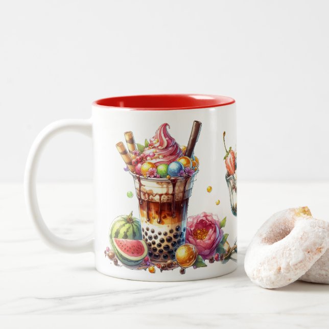 Taza Bicolor Mug (Con donut)