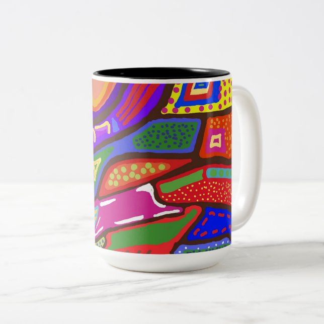 Taza Bicolor Mug (Anverso derecho)