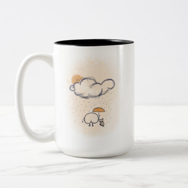 Taza Bicolor Mug (Izquierda)