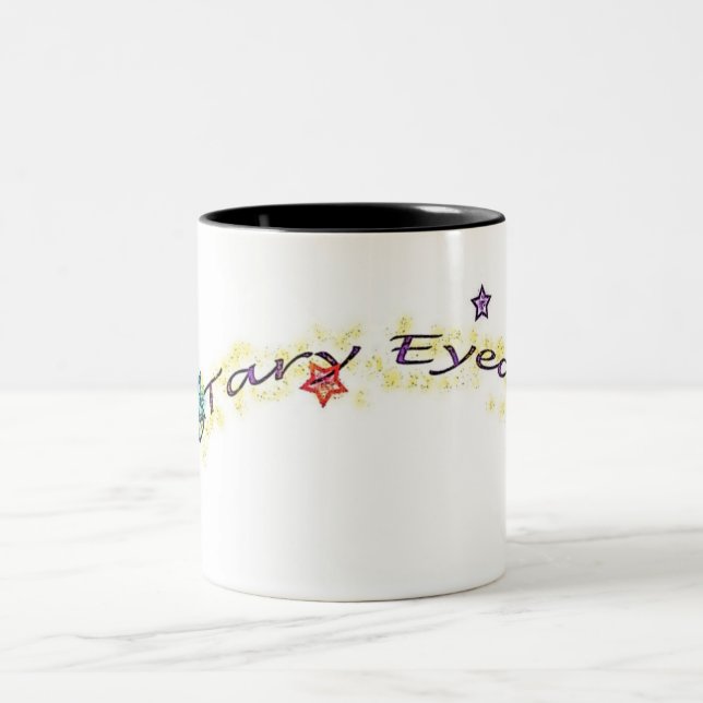 Taza Bicolor mug2 simplificado de ojos rojos (Centro)