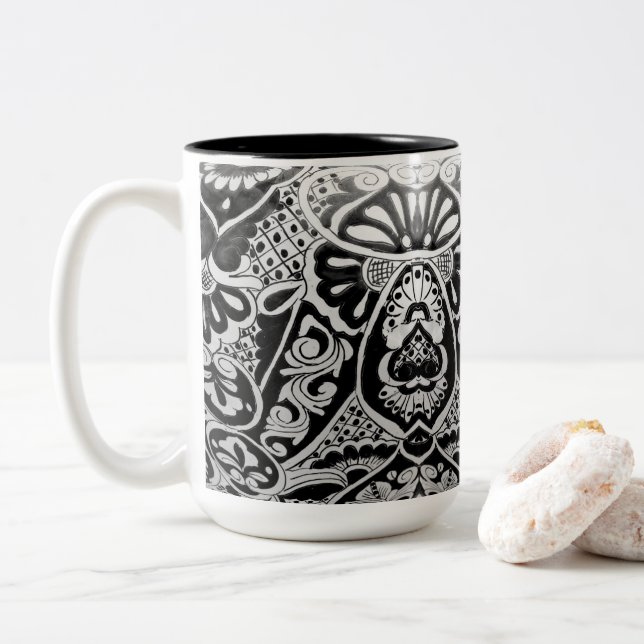 Taza Bicolor Mug - 073 - Talavera (Con donut)