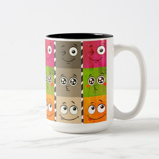Taza Bicolor Mug 10$ multicaras (Derecha)