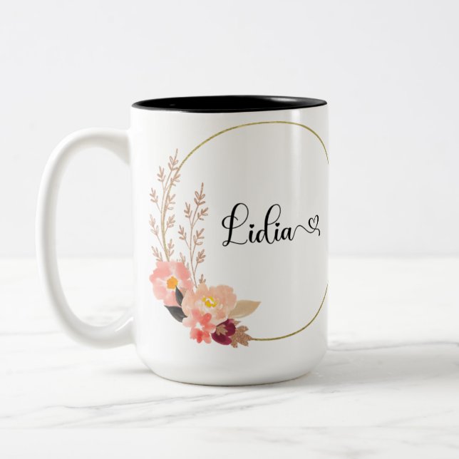 Taza Bicolor Mug 15oz0 de Lidia (ver más opciones) (Izquierda)