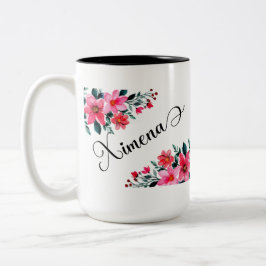 Taza Bicolor Mug 15oz de Ximena (ver más opciones)