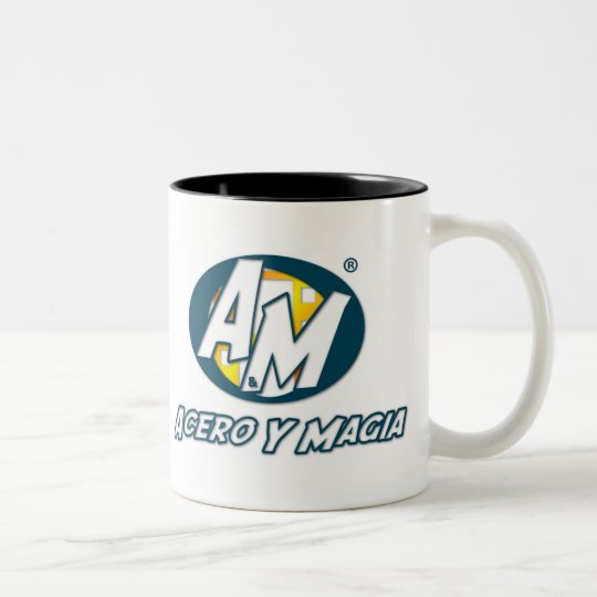 Taza Bicolor Mug Acero y Magia