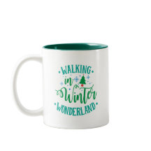 Mug acogedor, diseño de invierno sencillo
