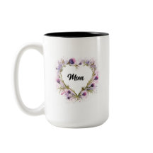 Mug acuarela de Thistle Heart en Escocia