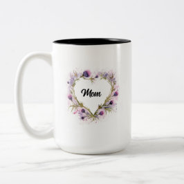 Taza Bicolor Mug acuarela de Thistle Heart en Escocia