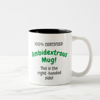 Taza Bicolor Mug Ambidexterous 100% certificado