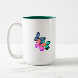 Taza Bicolor Mug: Amor A La Mariposa