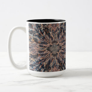 Taza Bicolor Mug artístico moderno de dos tonos (15 oz)