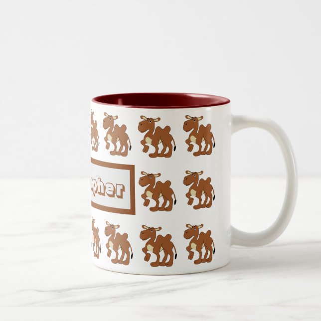 Taza Bicolor Mug Bactrian Camel Design (Derecha)